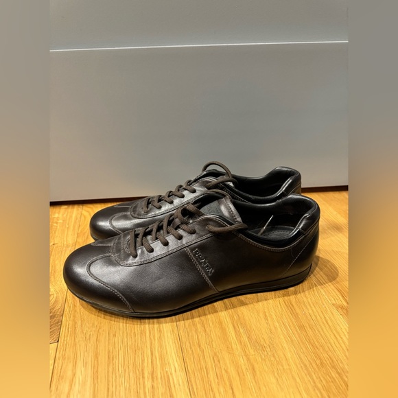 Prada Leather Sneaker - Brown US8 - Picture 4 of 9